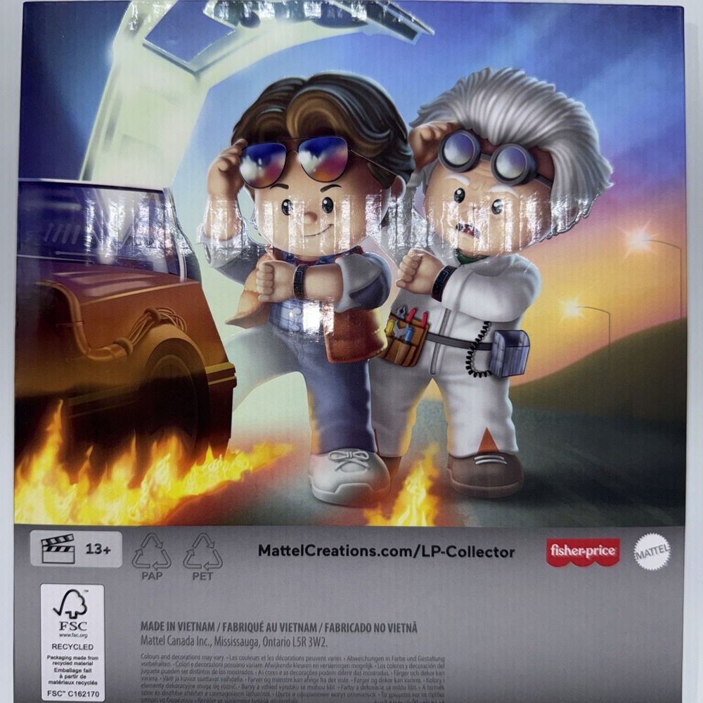 Fisher Price  Little People Collector Back to the Future 2-Pack ‎ NIB - Picture 2 of 3